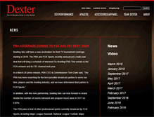 Tablet Screenshot of news.dexterbowling.com